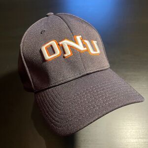 Ohio Northern University (ONU) “The Game” Hat – Pro Size Large – Black / Orange